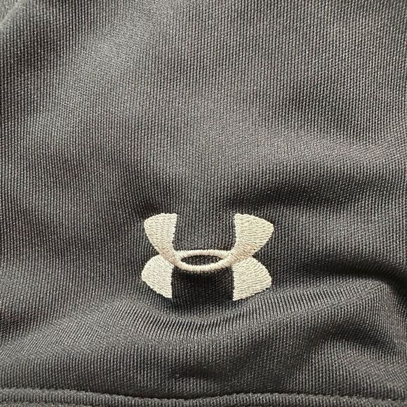 EUC UA Under Armour Men’s Black Short Sleeve Polo - Size Large - Picture 6 of 6